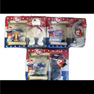 Ty teenie beanie baby, McDonalds trio! Never opened